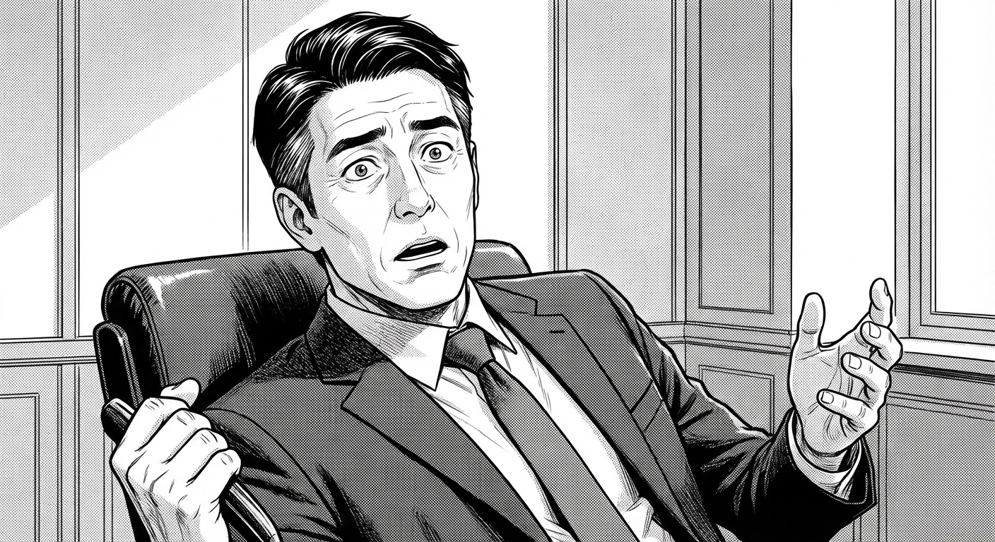 손님 놀라서 뒤로 젖히는 표정